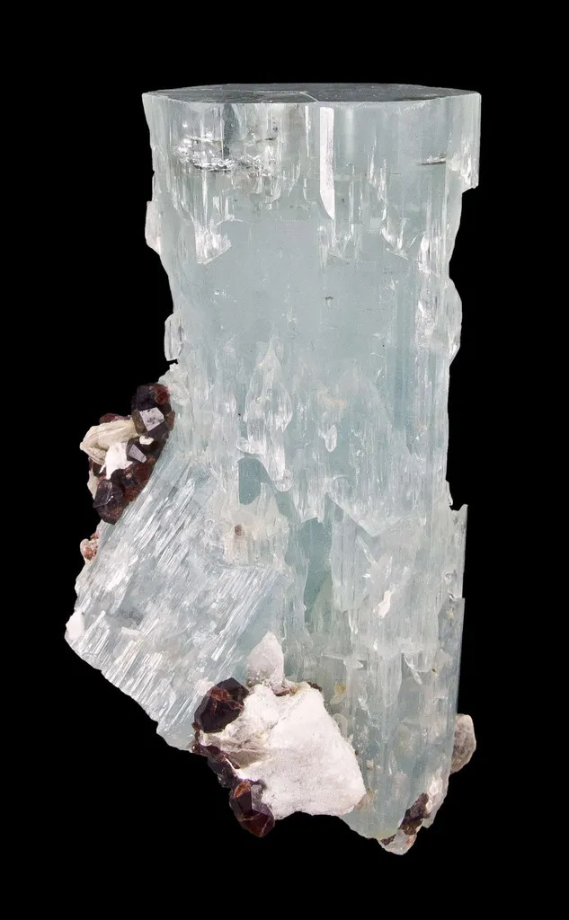 Aquamarine, Spessartine, Mica, Feldspar image