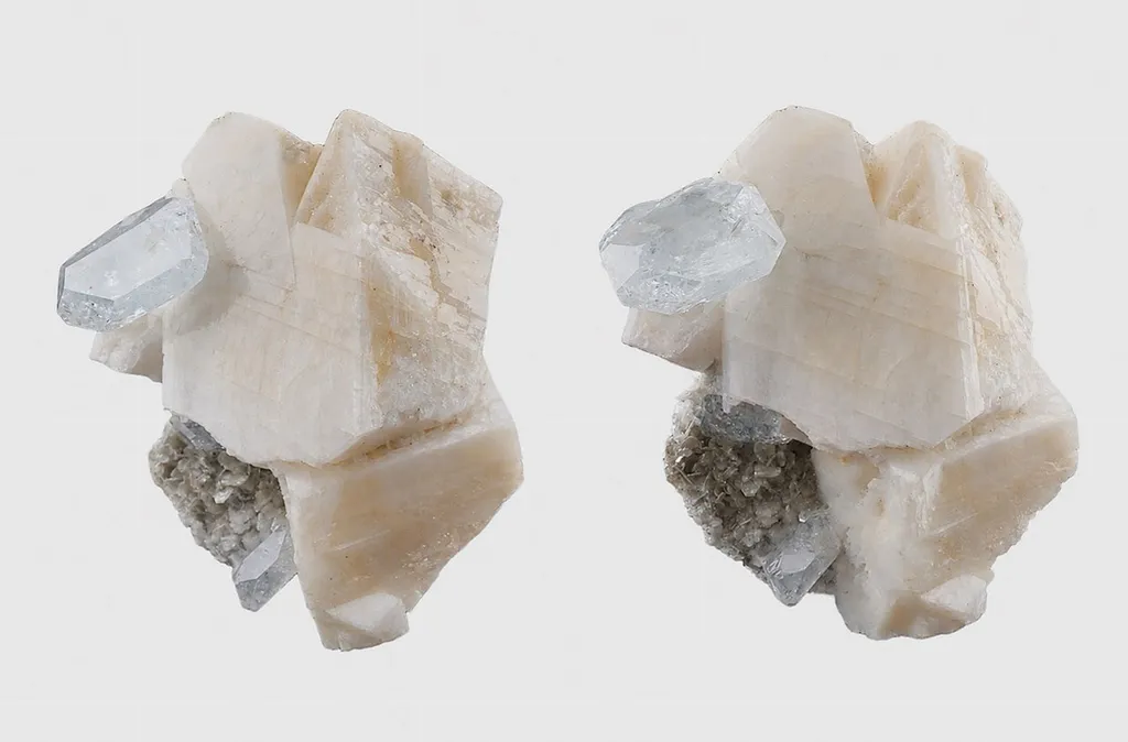 Aquamarine with Albite image