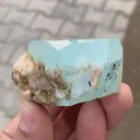 Aquamarine with Albite from Afghanistan - image 4