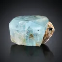 Aquamarine with Albite from Afghanistan - image 1