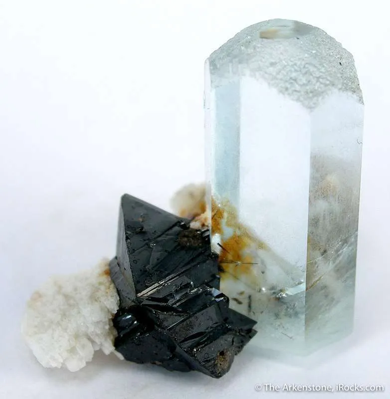 Aquamarine With Cassiterite image
