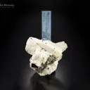 Aquamarine with Columbite on Matrix from Shigar Pakistan - image 1