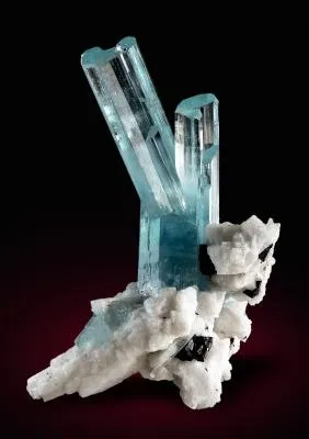 Aquamarine with Feldspar - image 2