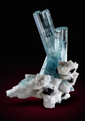 Aquamarine with Feldspar image