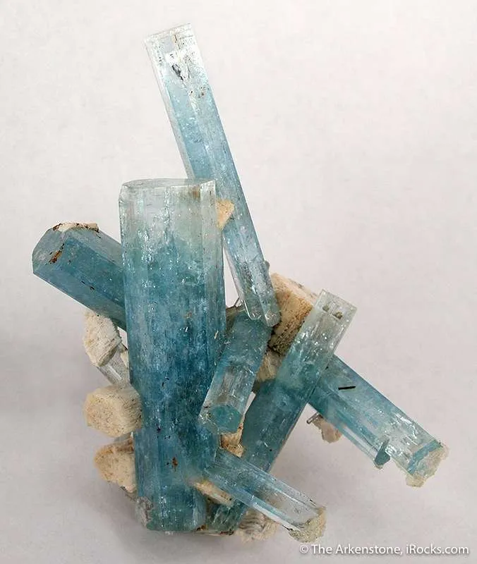 Aquamarine With Feldspar image