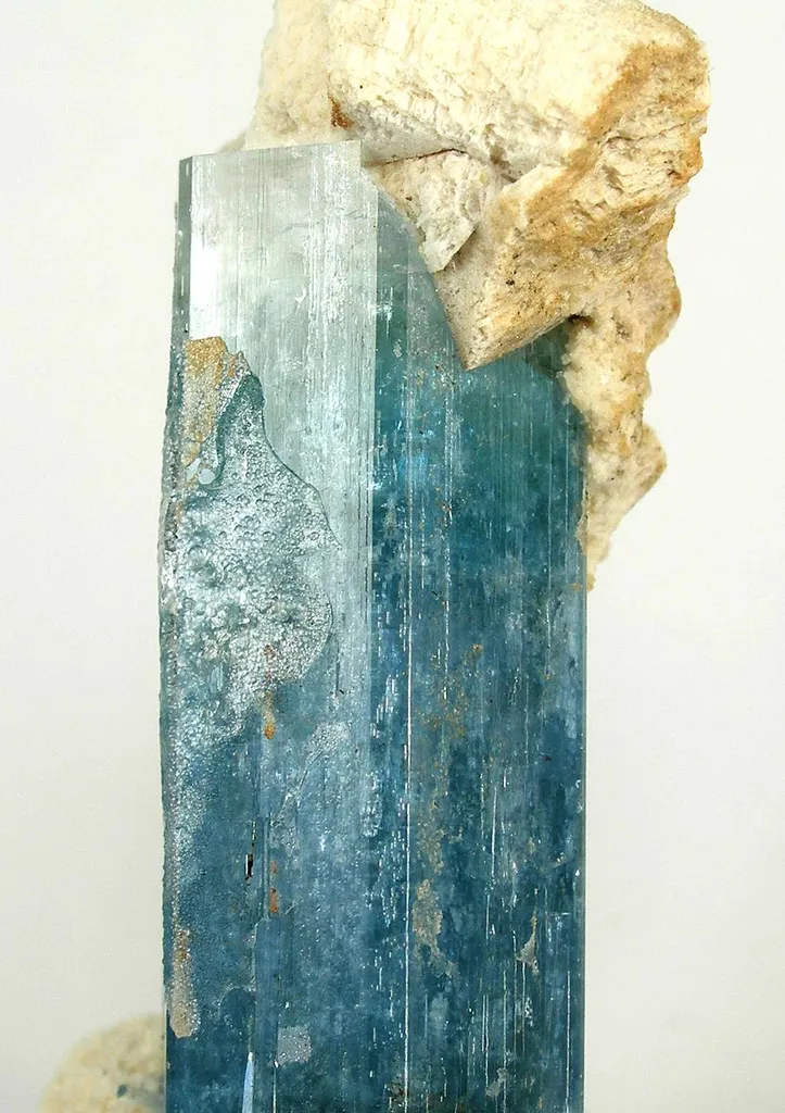 Aquamarine With Feldspar - image 3