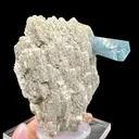 Aquamarine With Feldspar Natural Mineral Specimen - image 1