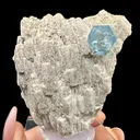 Aquamarine With Feldspar Natural Mineral Specimen - image 3