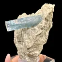Aquamarine With Feldspar Natural Mineral Specimen - image 2