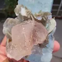 Aquamarine with Flourite from Pakistan, Gilgit-Baltistan, Nagar District, Aliabad - image 5