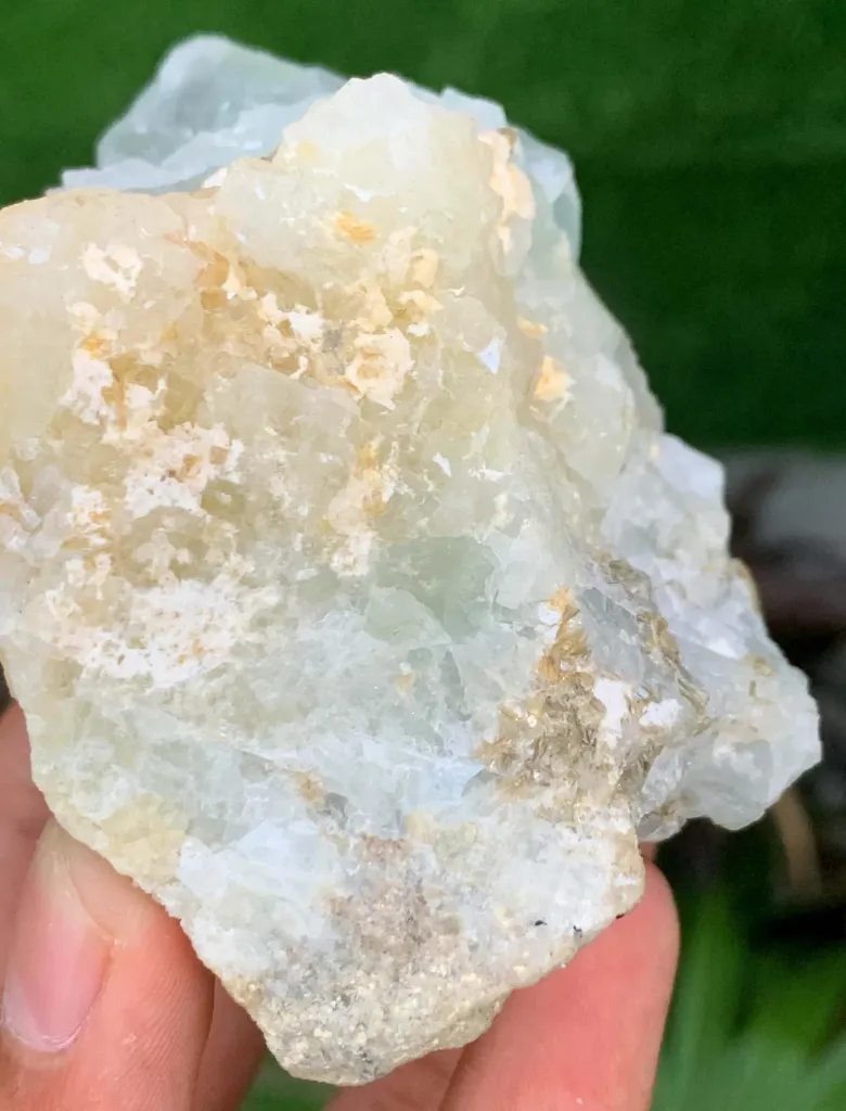 Aquamarine with Fluorite from Pakistan - image 5