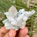 Aquamarine with Hematite Quartz and Feldspar from Shigar valley Pakistan - image 4