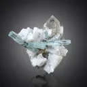 Aquamarine with Hematite Quartz and Feldspar from Shigar valley Pakistan - image 1