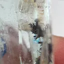 Aquamarine with hematite with moving water bubble from Pakistan - image 3