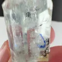 Aquamarine with hematite with moving water bubble from Pakistan - image 4