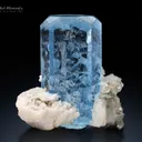 Aquamarine with Mica and Albite from Shigar Pakistan - image 2
