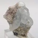 Aquamarine with Muscovite and Microcline Feldspar - image 3