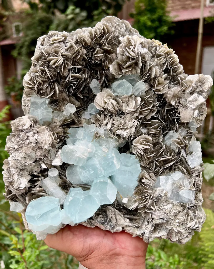 Aquamarine With Muscovite Mica - image 2