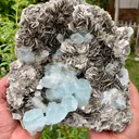 Aquamarine With Muscovite Mica - image 1