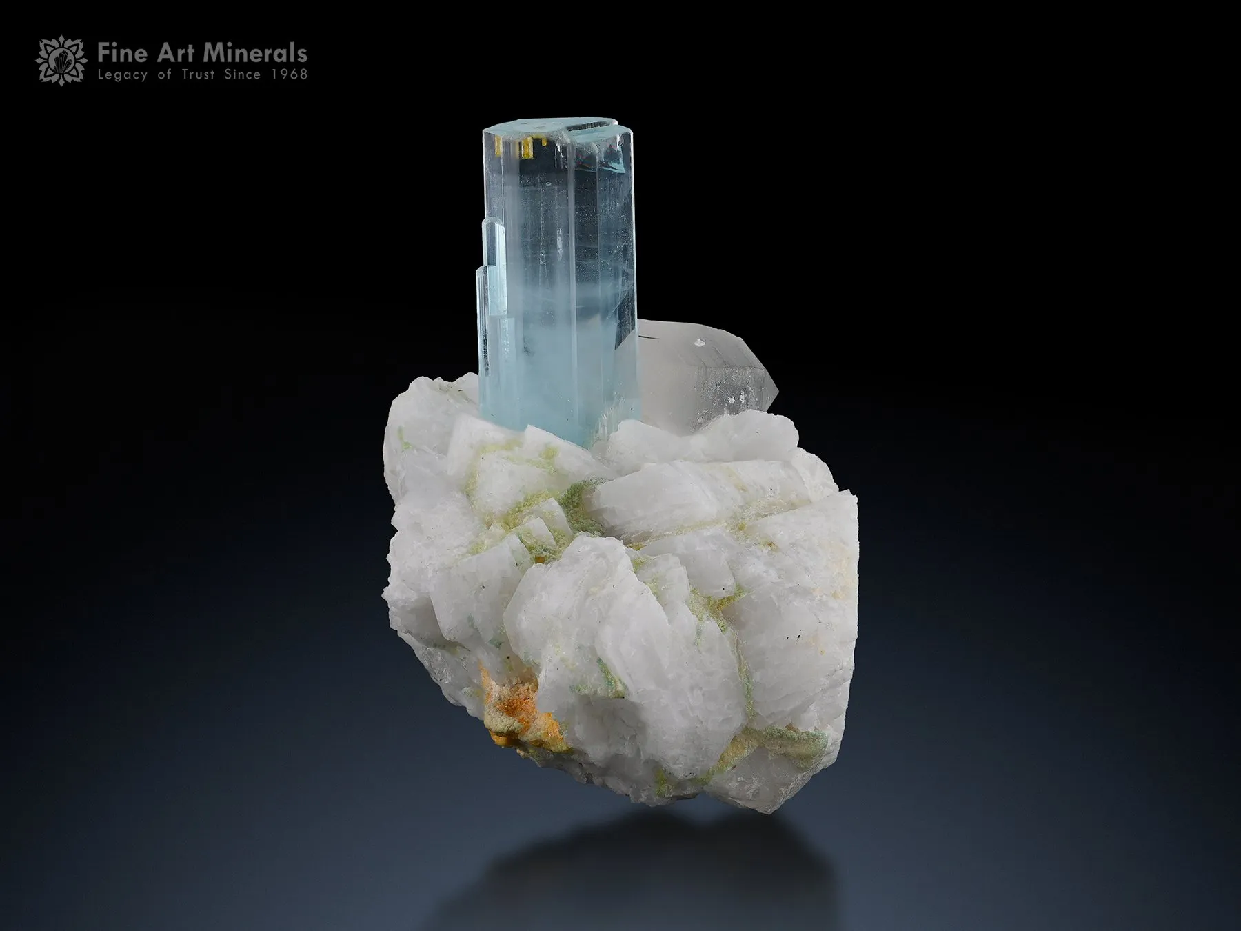Aquamarine with Quartz and Feldspar - image 1
