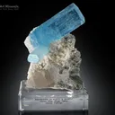 Aquamarine with Quartz from Pakistan - image 1