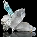 Aquamarine with Quartz from Pakistan - image 1