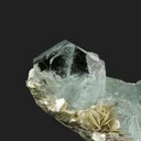 Aquamarine with Quartz, on Muscovite - image 3