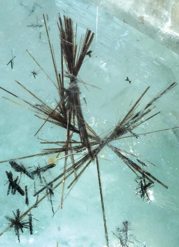 Aquamarine with Rutile inclusions - image 1