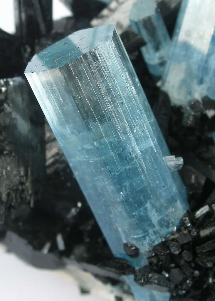 Aquamarine With Schorl - image 3