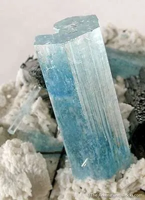 Aquamarine With Schorl - image 4