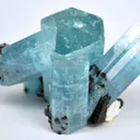 Aquamarine With Schorl - image 1