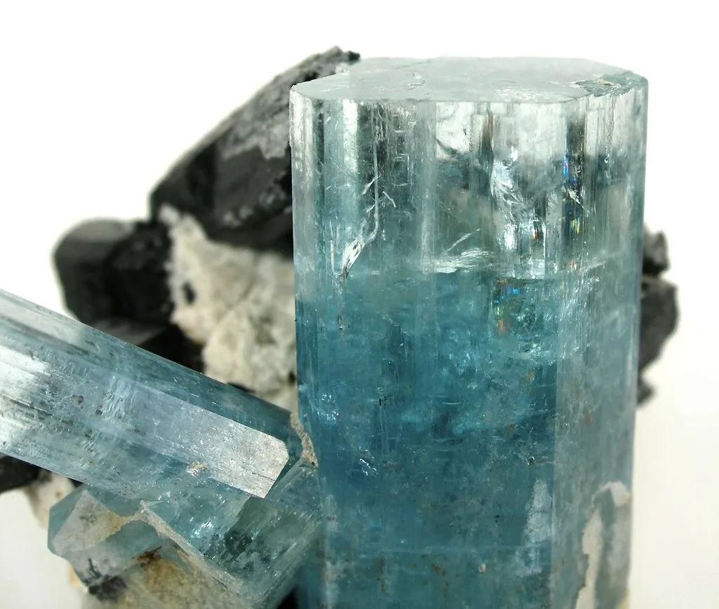 Aquamarine With Schorl - image 3