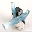 Aquamarine With Schorl - image 1
