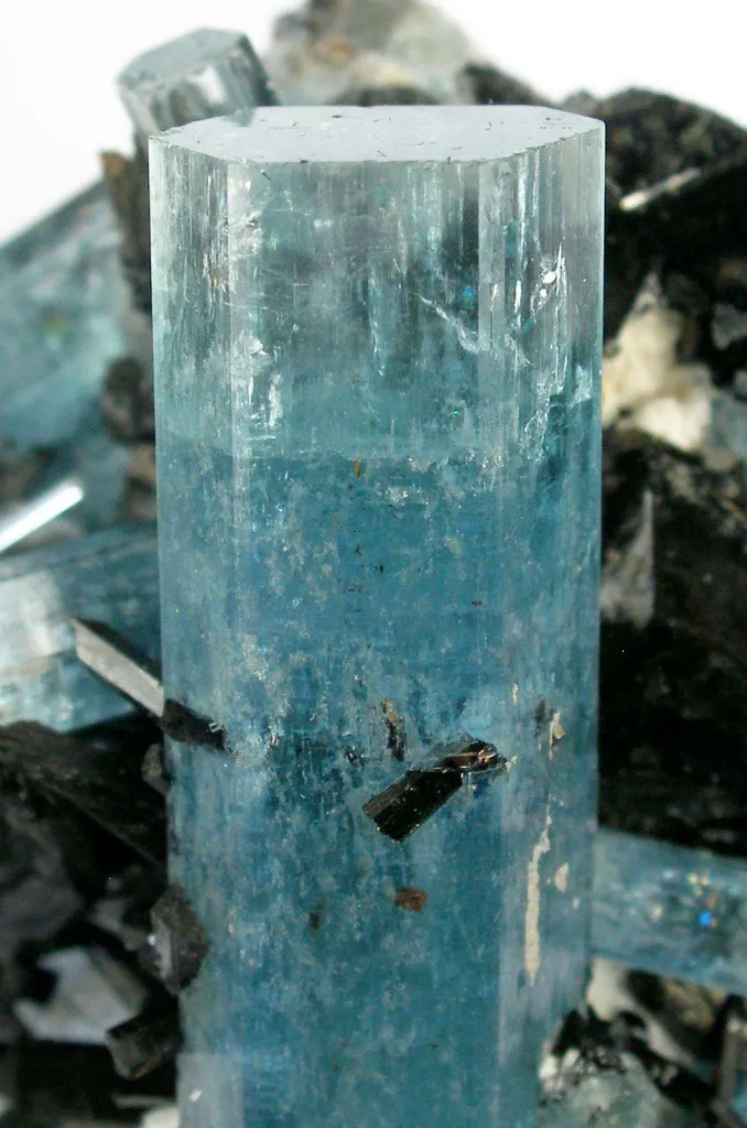 Aquamarine With Schorl - image 4