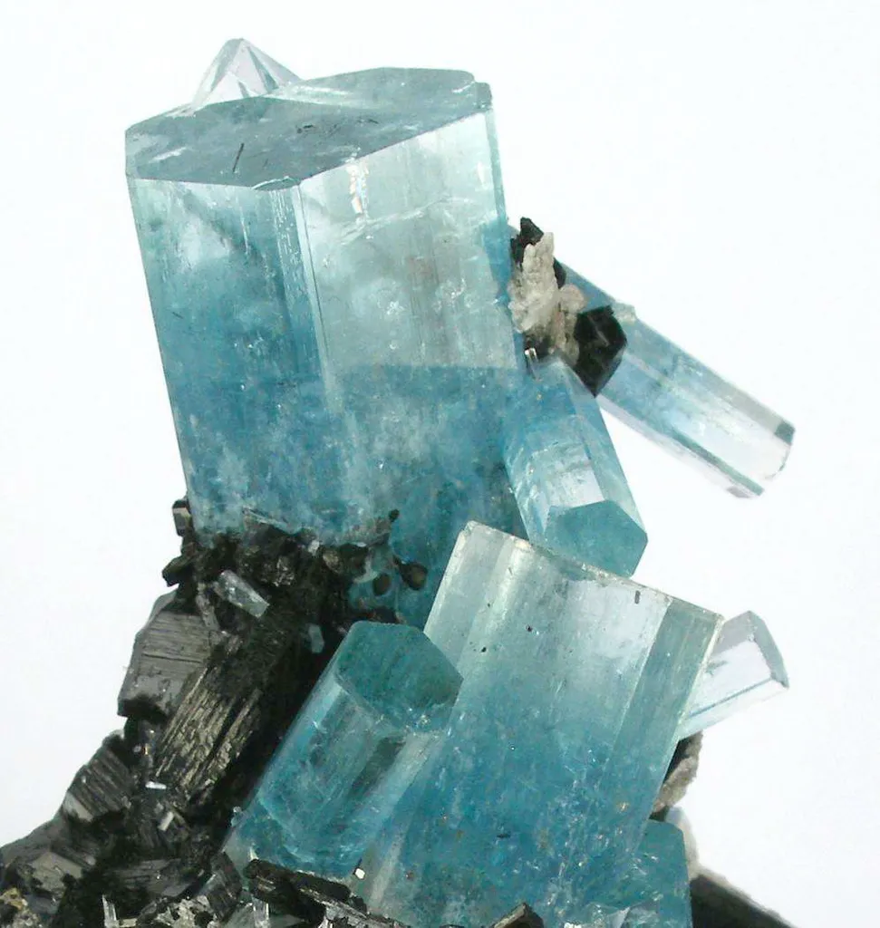 Aquamarine With Schorl - image 2