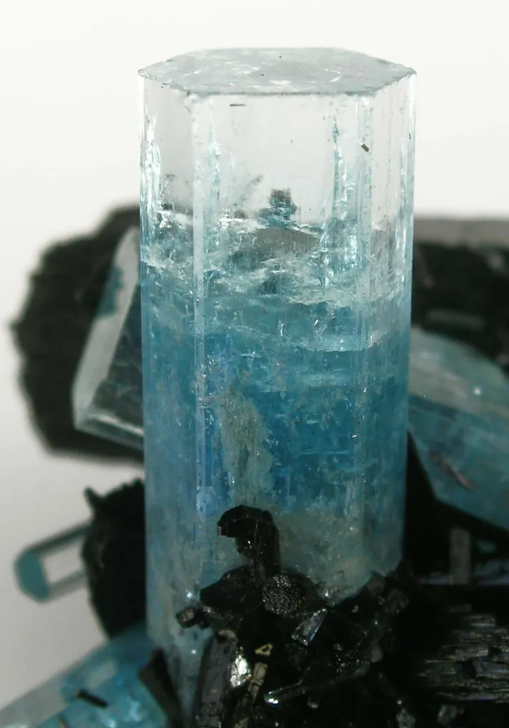 Aquamarine With Schorl - image 4