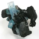 Aquamarine With Schorl - image 1