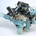 Aquamarine With Schorl - image 1