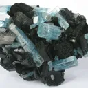 Aquamarine With Schorl - image 1