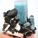 Aquamarine With Schorl - image 4
