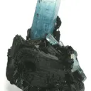Aquamarine With Schorl - image 1