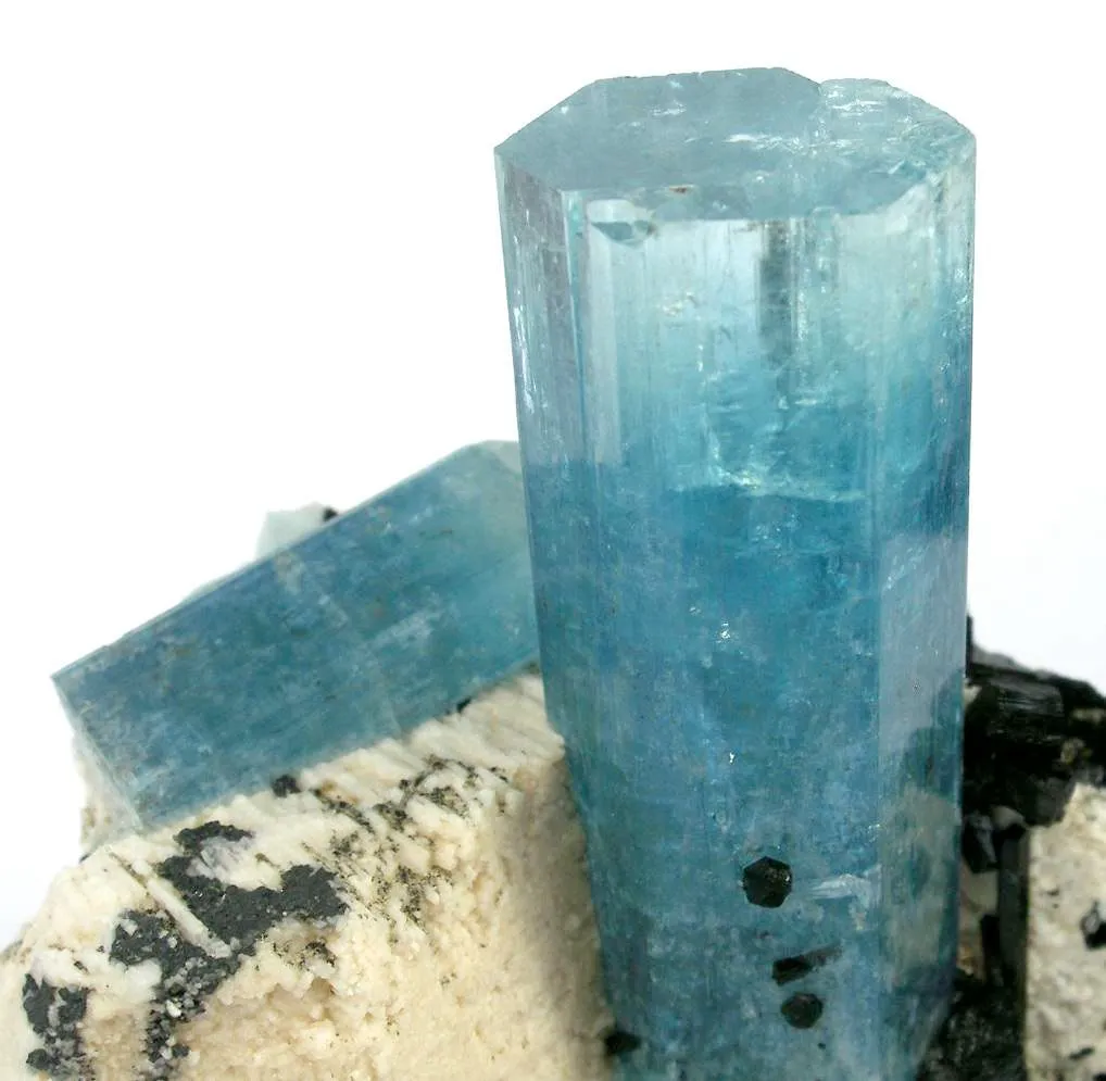 Aquamarine With Schorl - image 3