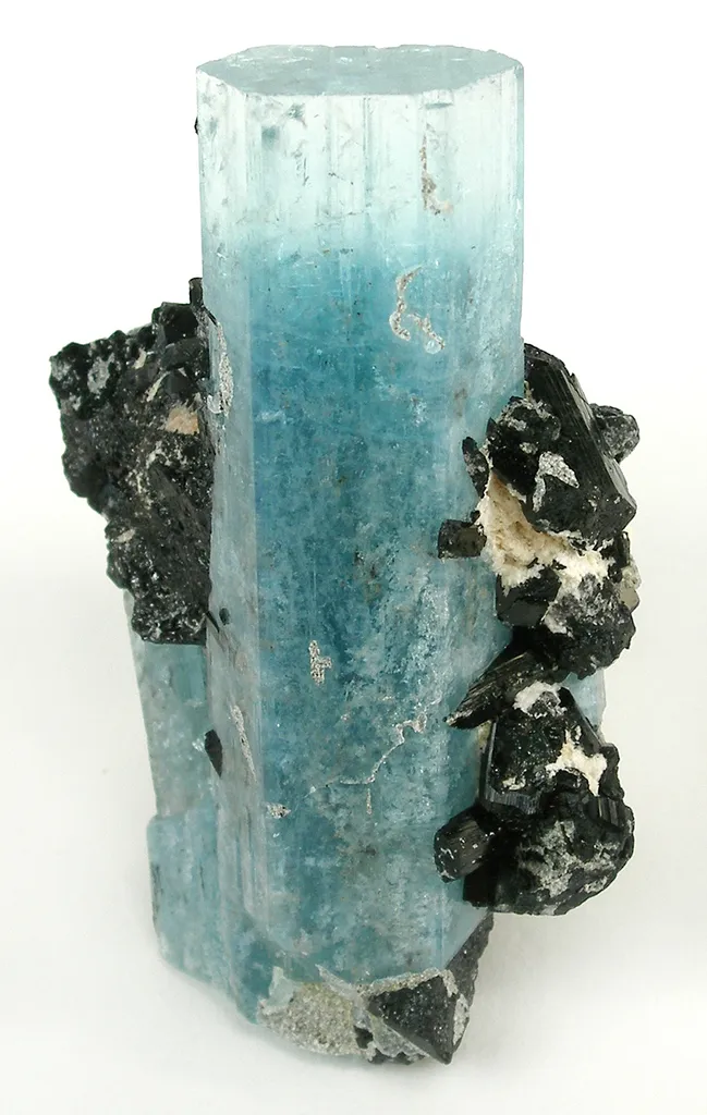 Aquamarine With Schorl - image 2
