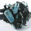 Aquamarine With Schorl - image 1