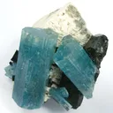 Aquamarine With Schorl - image 1