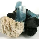 Aquamarine With Schorl - image 1