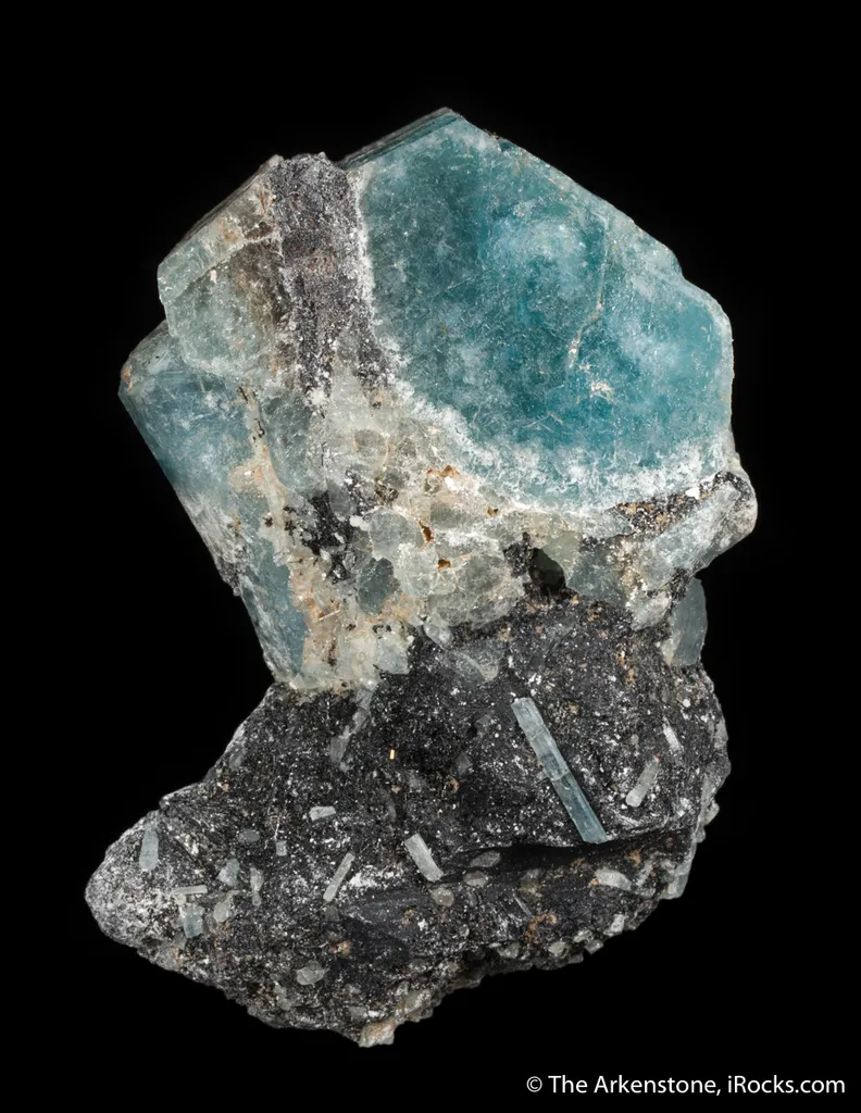 Aquamarine with Schorl - image 3
