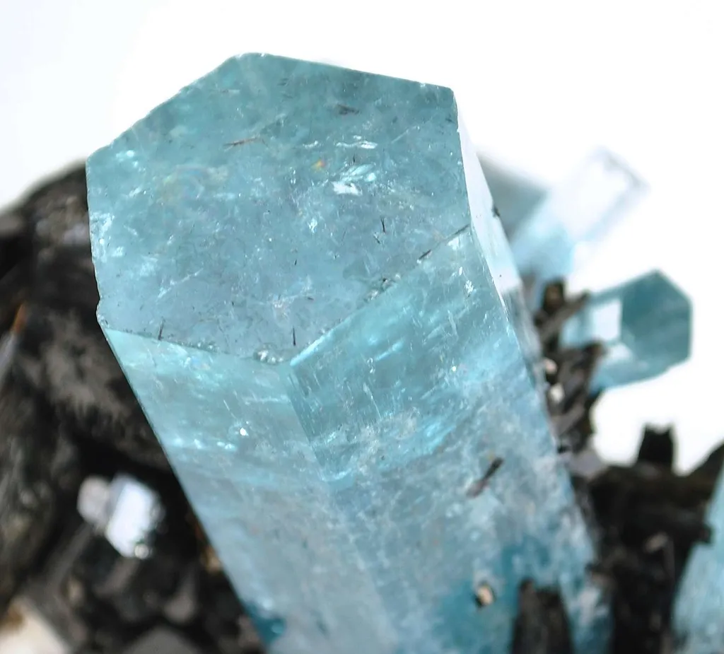 Aquamarine With Schorl - image 3