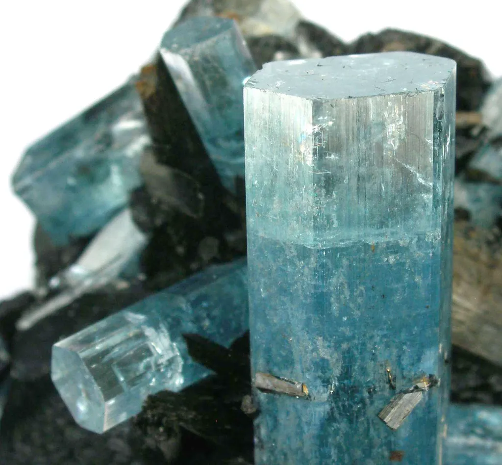 Aquamarine With Schorl - image 3