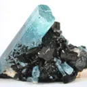 Aquamarine With Schorl - image 2